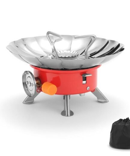 Small & Portable Round Gas Stove| Lotus-Shape Burner | Pack Of 1