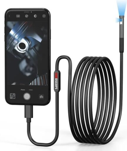 2M Endoscope Camera Flexible IP67 Waterproof Inspection 5.5mm