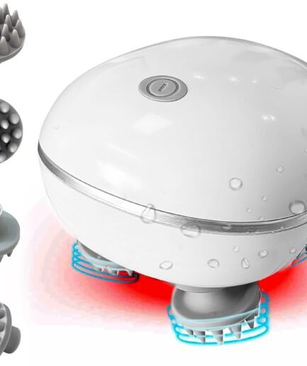 Electric Head,Scalp Massager | Advance Red Light Therapy for Boost Growth Fall Control Therapy | 3 Speed Mode Handheld,Portable,Scalp Scratcher Body Massage for Growth,Deep Clean & Stress Relaxation